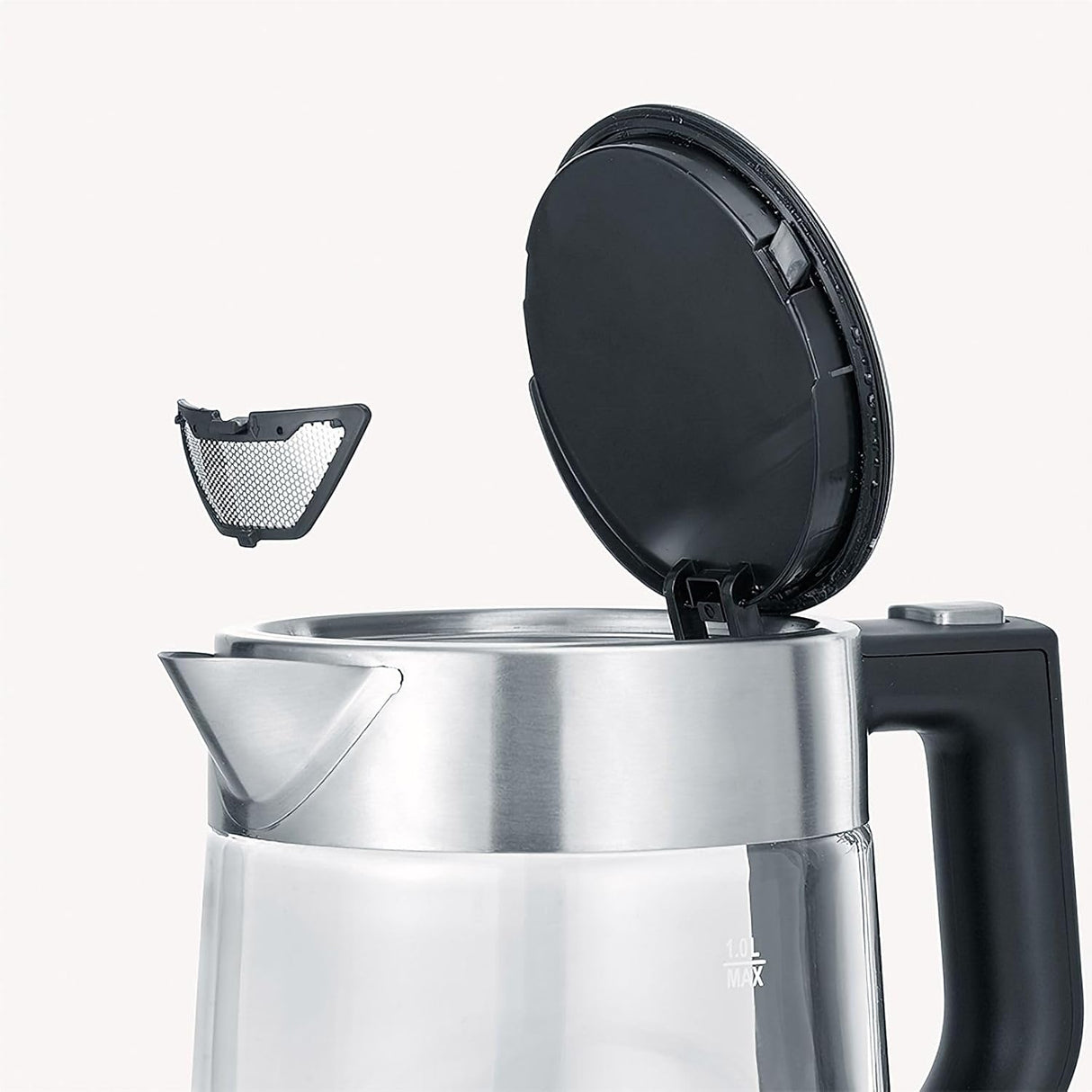 Severin Glass Kettle - Stainless Steel and Glass