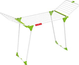 Vileda Laundry Dryer King Green with wheels and space-saving design