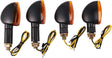 Eighosee Universal Motorcycle Turn Signal Lights - 12V Yellow LED