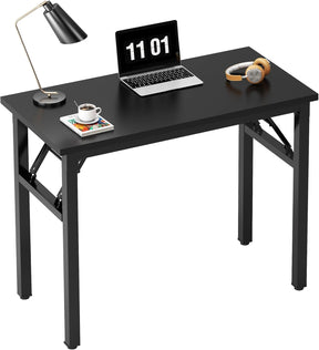 Need Folding Computer Desk - black, 31.5 inch, compact design
