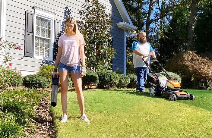 Yard Force 60V Cordless Leaf Blower | 150 Mph Max Air Speed, Efficient Yard Maintenance