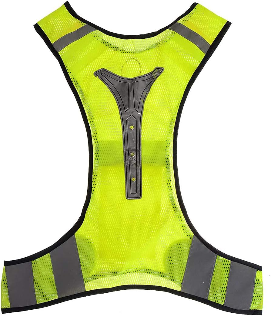 Unbranded LED Reflective Safety Vest - High Visibility