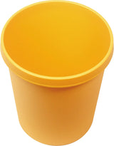Helit H6105818 "The German" Trash Can, 18 Litres, Yellow