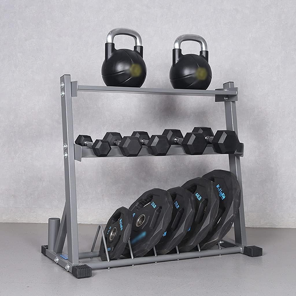 NOALED Multi-Layer Metal Dumbbell Rack - A-Frame Design