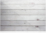 Navaris Magnetic Glass Memo Board - Wood Look Design