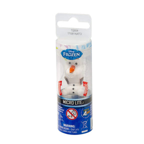Disney Frozen Olaf Keyring Torch in Black, White, and Orange colors