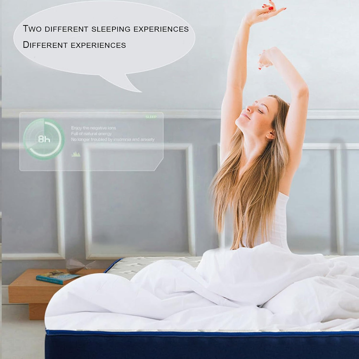 Generic Memory Foam Hybrid Mattress - Medium Firm, 90x200cm