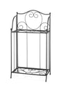 Generisch Livarno Home Metal Plant Table in black, perfect for outdoor use