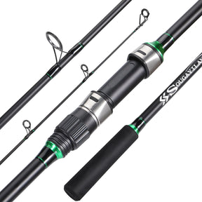 Sougayilang Surf Fishing Rod - IM8 Carbon 3-Piece Travel Spinning