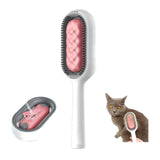 E&E Bestlife multifunction water infused pet hair brush in pink, designed for effective grooming of dogs and cats.