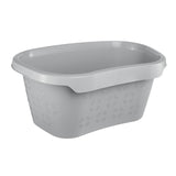 keeeper Tilda 30.5 Litre Laundry Tub in Nordic Grey with ergonomic hip support