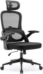 SIHOO M102C Ergonomic Office Chair - Black High Back with 3D Armrests and Lumbar Support