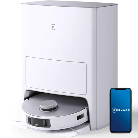 ECOVACS DEEBOT T20 Omni Robot Vacuum and Mop in white with advanced features