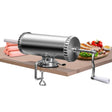 COSTWAY Manual Sausage Filler with Aluminium Alloy Construction and 3 Filling Tubes