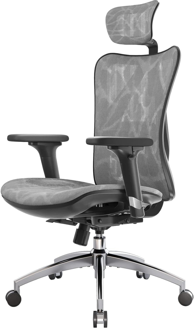 SIHOO M57 Ergonomic Mesh Office Chair - High Back with 3D Armrests and Lumbar Support