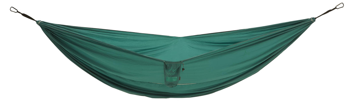 Grand Canyon BASS HAMMOCK DOUBLE in Storm color, perfect for outdoor relaxation.