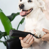 Navaris Rechargeable Pet Nail Trimmer - electric claw grinder for cats, dogs, rabbits, and birds