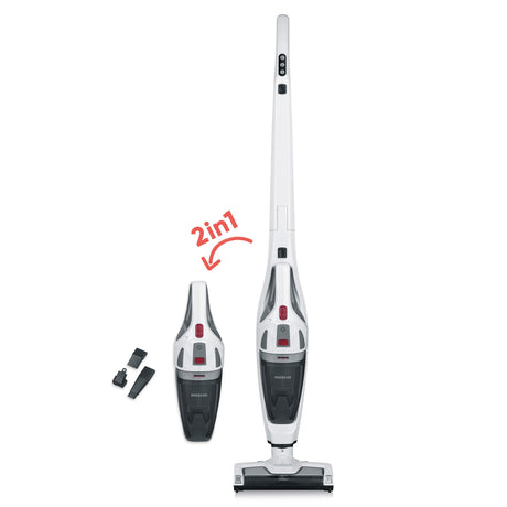 SEVERIN HV 7173 Wireless Vacuum Cleaner in white and black with handheld feature