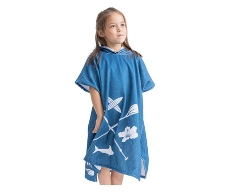 Homelevel Children's Bath Poncho - Multicolor Organic Cotton