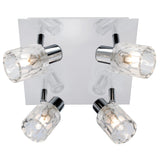 OBI Licata Rondell 4-Piece Spotlight - Chrome with Halogen Bulbs