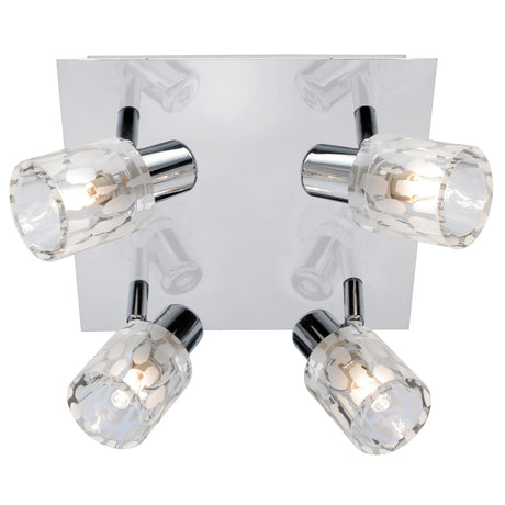 OBI Licata Rondell 4-Piece Spotlight - Chrome with Halogen Bulbs