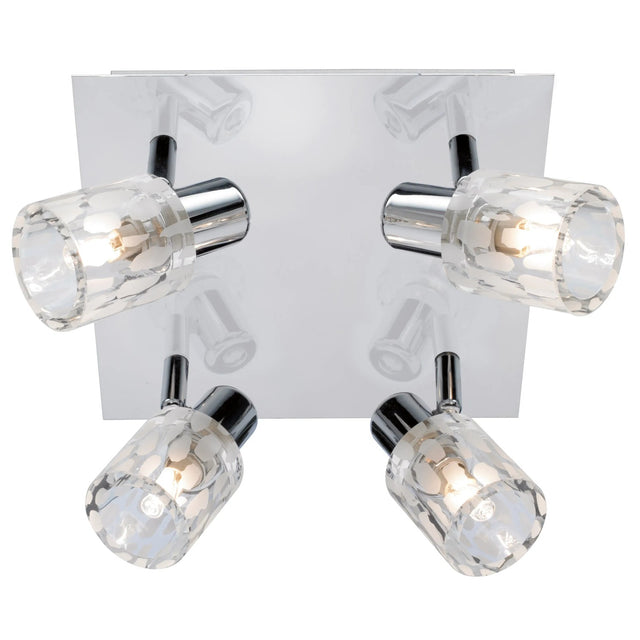 OBI Licata Rondell 4-Piece Spotlight - Chrome with Halogen Bulbs