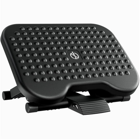 HUANUO adjustable footrest with massage surface and height options