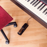 kwmobile Universal Sustain Keyboard Pedal - with 1.5 m Connection Cable - Sustain Pedal Foot Pedal for Digital Piano Keyboard - Piano Pedal