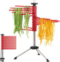 Navaris Collapsible Pasta Drying Rack - 16 rods