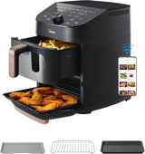 Midea 11L Dual Zone Air Fryer Oven - Wi-Fi Alexa Smart Connectivity