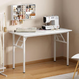AC5DW Modern Folding Computer Desk - White