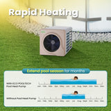 ECOPOOLTECH EE35 Mini Pool Heater Heat Pump - 3.9 kW for Above Ground Pools
