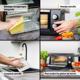TZS First Austria 10L 800W Mini Oven with 230°C Temp Control