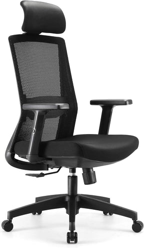 SIHOO Ergonomic Office Chair - Black with Adjustable Lumbar Support