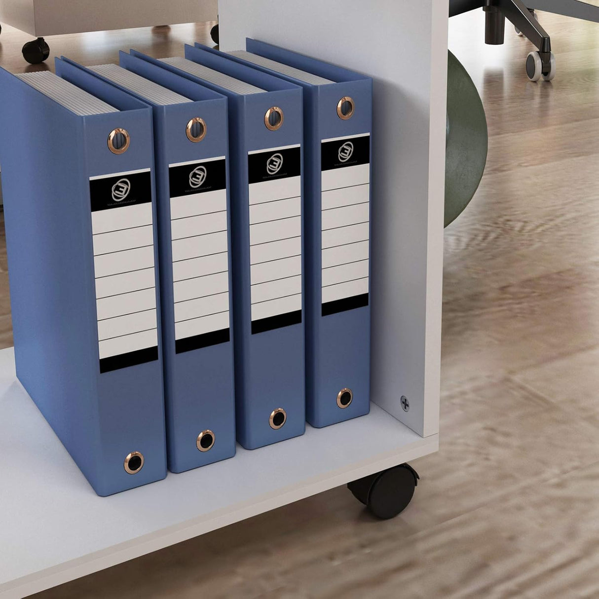 Soges Mobile Printer Stand File Cabinet - White