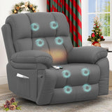 YONISEE Lift Chair Recliner with massage and heat features, oversized design with USB ports