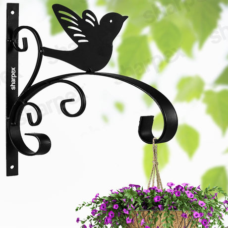 Sharpex Wall Mounted Metal Bracket - Black Metal