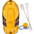 Happy People Olympic 230Er Unisex Adult Swimming Boat in yellow with paddles