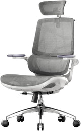 SIHOO M59AS Ergonomic Office Chair - Grey with 3D Flip-up Armrests