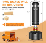 Kitopa Free Standing Punching Bag - 178cm with Suction Base
