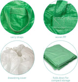 Navaris Reusable Garden Waste Bags - 66 Gallons, Pack of 3