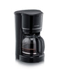 SEVERIN KA 4320 Filter Coffee Machine in black with glass jug and permanent filter