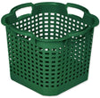 Novatool Green Garden Basket, 25 litre capacity, stackable with 4 handles