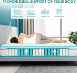 Aotumm Ciort Small Double Hybrid Mattress - 4ft Medium Firm 10 Inch