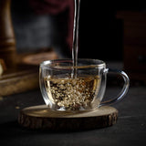 Amisglass Double Walled Espresso Cups - Clear Borosilicate Glass