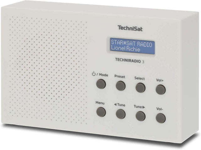 TechniSat TECHNIRADIO 3 DAB+ FM Portable Radio - White