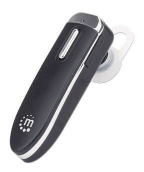 Manhattan 179553 Bluetooth Headset in black with in-ear design and integrated controls