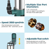 AquaFlow Submersible Dirty Water Drain Pump - stainless steel construction