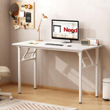 AC5DW Modern Folding Computer Desk - White