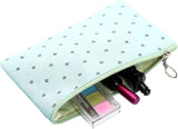 HOYOFO Portable Cosmetic Bags Set - Blue 3-piece for Travel